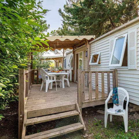 MOBILHOME 6 personnes - Classic XL | 2 Ch. | 4/6 Pers. | Terrasse Couverte