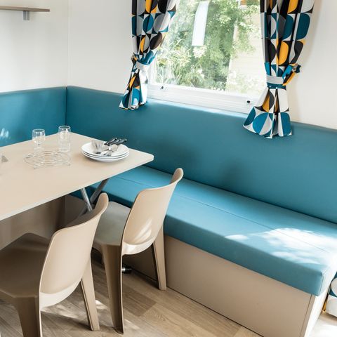 MOBILHOME 6 personnes - Mobil-home | Comfort XL | 3 Ch. | 6 Pers. | Terrasse Couverte | Clim.