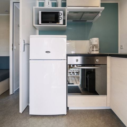 MOBILHOME 2 personnes - 1 chambre mitoyen