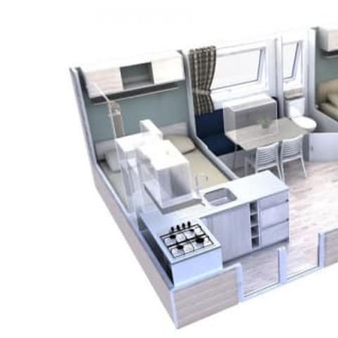 CASA MOBILE 4 persone - Ambra 2 camere da letto