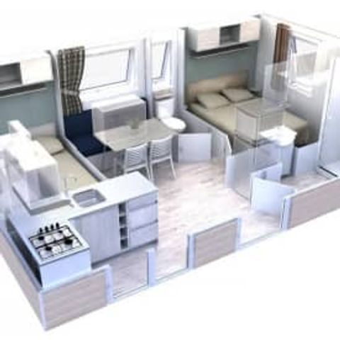 MOBILHOME 4 personnes - Ambre 2 chambres