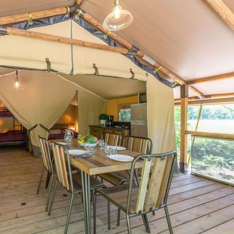 SafariZelt 5 Personen - Lodge Komfort Kenia