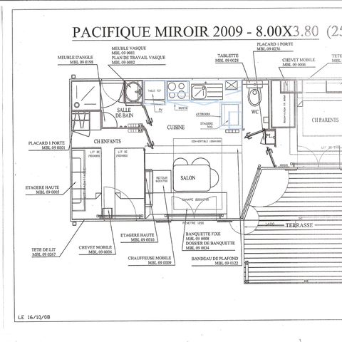 MOBILHOME 4 personas - PACÍFICO