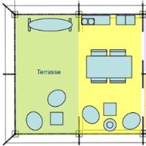 SAFARIZELT 5 Personen - LODGE ohne Sanitäranlagen