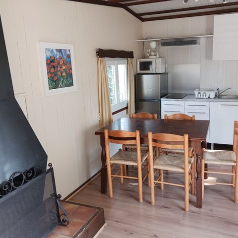 CHALET 5 personen - STACARAVAN IN SCHILDPADSTIJL