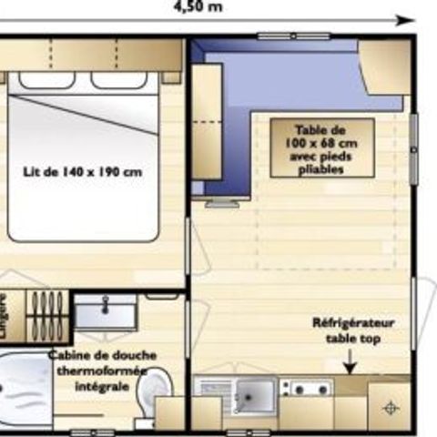 MOBILHOME 2 personas - Estándar