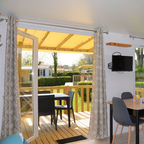 MOBILE HOME 6 people - NEW// Mobile-home Premium 40m² (3bed-6pers) + 2 bathrooms + TV + LV + Plancha