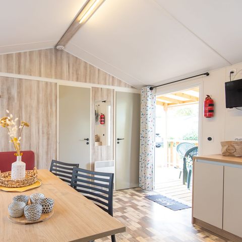 STACARAVAN 5 personen - COTTAGE - 2 Slaapkamers - TV