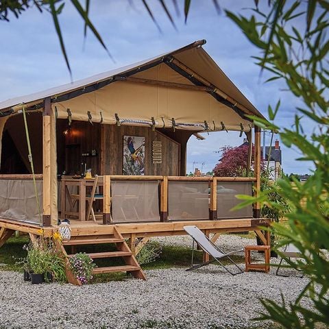 CANVAS AND WOOD TENT 7 people - Lodge Tent KENYA