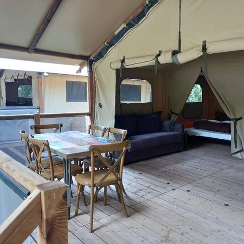 SAFARITENT 7 personen - Lodgetent KENYA