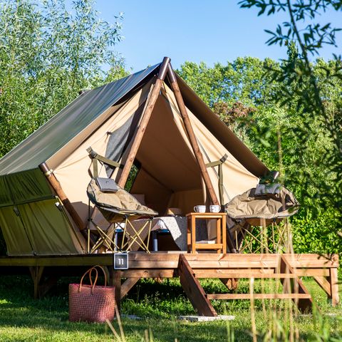 TENTE TOILE ET BOIS 2 personnes - Tente Lodge MOOREA