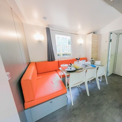 Stacaravan 6 personen - Comfort +, 3 slaapkamers