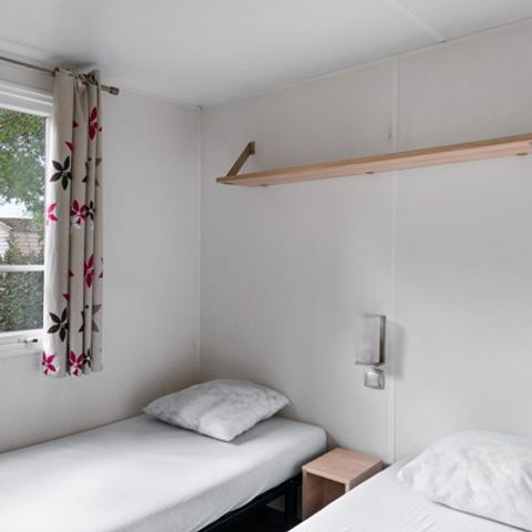 Stacaravan 6 personen - Comfort | 2 slaapkamers | 4/6 pers. | Klein terras | Airconditioning