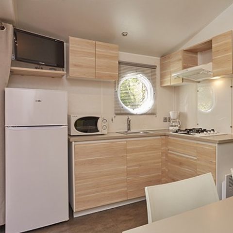 MOBILHOME 6 personnes - Mobil-home | Comfort | 3 Ch. | 6 Pers. | Terrasse Couverte | Clim. | TV