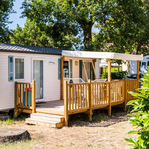 MOBILHOME 6 personnes -  Comfort XL | 2 Ch. | 4/6 Pers. | Terrasse surélevée | Clim.