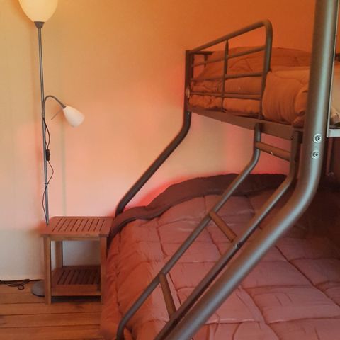 TENTE TOILE ET BOIS 5 personnes - VICTORIA LODGE - sans sanitaires 20 m²