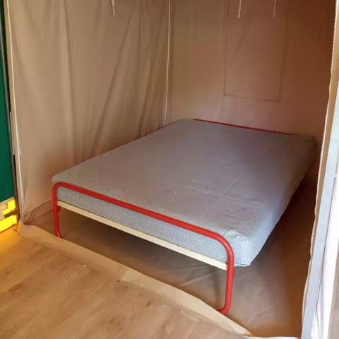 TENTE TOILE ET BOIS 4 personnes - tente bengali 4 personnes, sans sanitaires