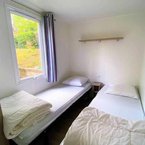 Stacaravan 6 personen - 2 slaapkamers