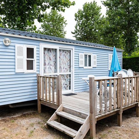 MOBILHOME 6 personnes - Mobil-home | Classic | 2 Ch. | 4/6 Pers. | Terrasse surélevée non couverte | Clim.