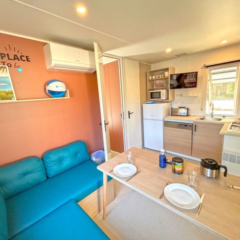 MOBILE HOME 5 people - Select TV LV Clim Plancha - 2bed - 4 ad+1child-12ans