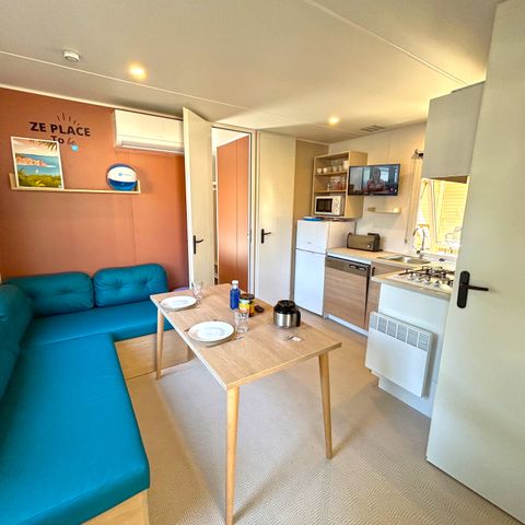 MOBILE HOME 5 people - Select TV LV Clim Plancha - 2bed - 4 ad+1child-12ans