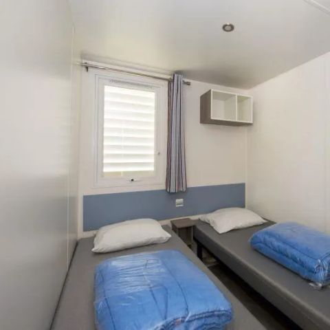 Stacaravan 6 personen - Stacaravan Baltic met airconditioning - 3 slaapkamers