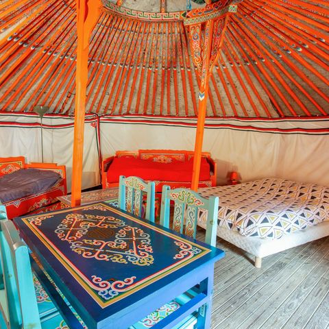 UNIEKE ACCOMMODATIE 3 personen - 3-persoons yurt