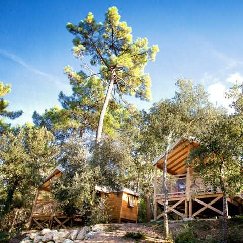 TENTE 5 personnes - Cabane sur pilotis 5 personnes