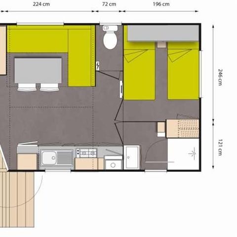 MOBILHEIM 4 Personen - Tahia