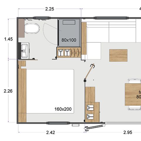 MOBILHOME 12 personnes - Tropical Lodge Family - 6 Ch/12 pers - TRIBU XXL 12 pers