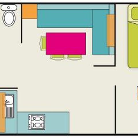 CASA MOBILE 6 persone - Eldorado Confort 3 camere 30m² 30m² 30m