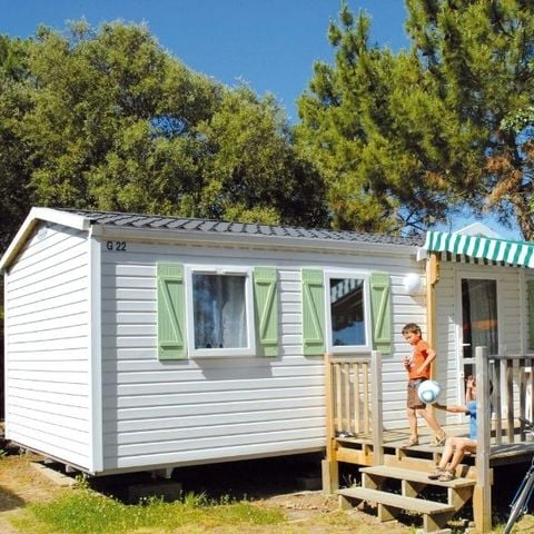 Stacaravan 6 personen - Vrije tijd 6 personen 3 slaapkamers 30m².