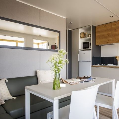 Stacaravan 4 personen - Premium voor 4 personen 2 slaapkamers 28m² (28m²)