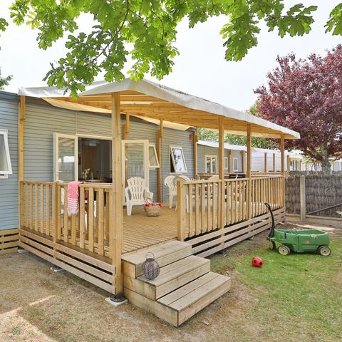 MOBILHOME 6 personnes - Mobil-home | Comfort XL | 3 Ch. | 6 Pers. | Terrasse surélevée | Clim.