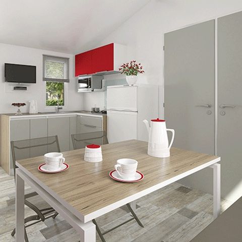 Mobilheim 4 Personen - Komfort - 2 Zimmer