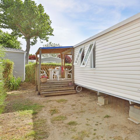 Stacaravan 6 personen - Mobile-home | Comfort | 3 slaapkamers | 6 pers. | Single terras