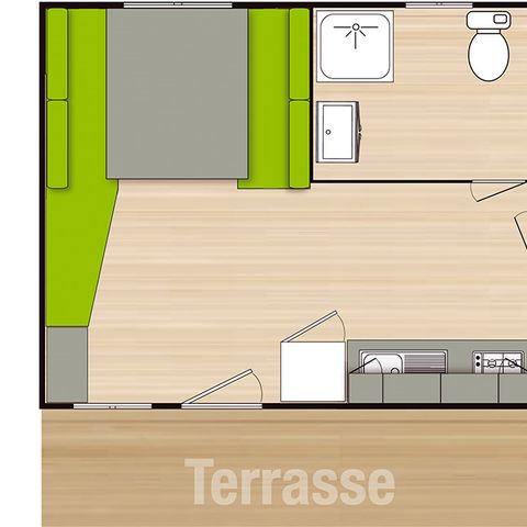 Mobilheim 4 Personen - Eco