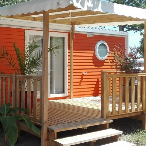 MOBILHOME 5 personnes - PITAYA - 28 m²- 2 chambres- terrasse semi-couverte 