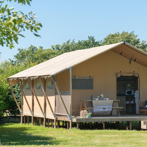 CANVAS AND WOOD TENT 6 people - Glamping Woody lodge 3, Rooms without sanitary facilities