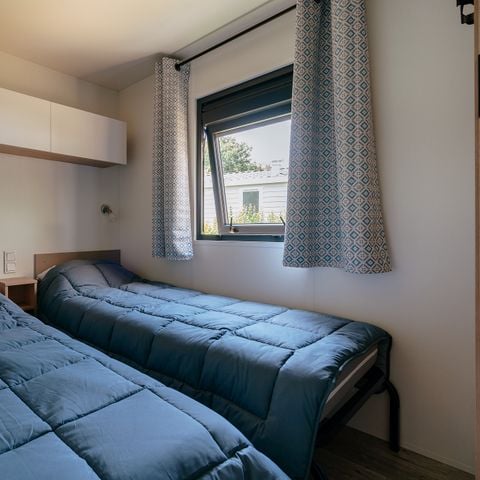 Stacaravan 6 personen - Comfort | 2 Slaapkamers | 4/6 Pers. | Terras met lift, niet overdekt