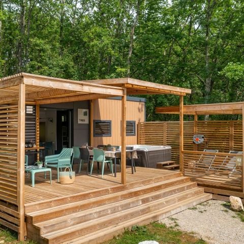 MOBILHOME 6 personnes - COTTAGE Exclusif 6p 3ch PREMIUM SPA