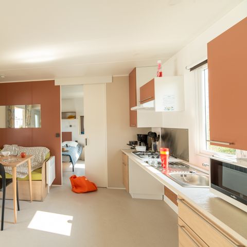 STACARAVAN 4 personen - Privilège - 30 m² - 2 slaapkamers - PMR