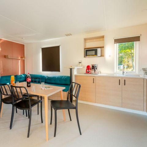 STACARAVAN 7 personen - Premium Jardin- 38.5m² - 3 slaapkamers - 2 badkamers - Nordic bad