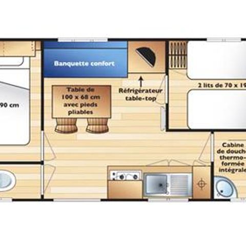 MOBILHOME 5 personas - Eco 29 m