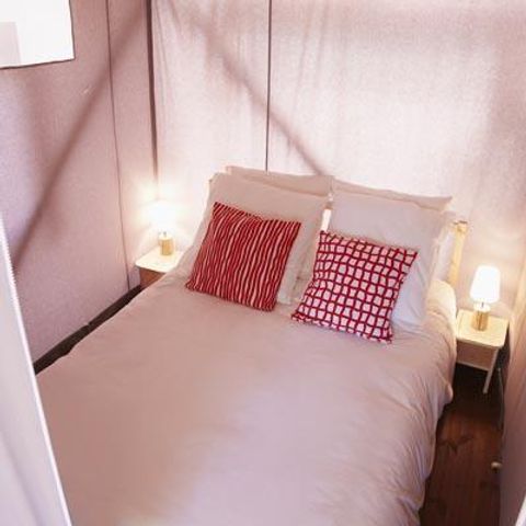 Safaritent 4 personen - Cabane Confort Lodge op palen 32m².