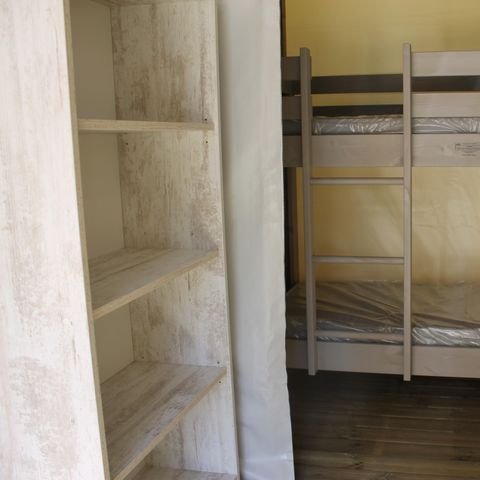 TIENDA DE LONA Y MADERA 4 personas - Ecolodge confort 21m² (sin sanitarios)