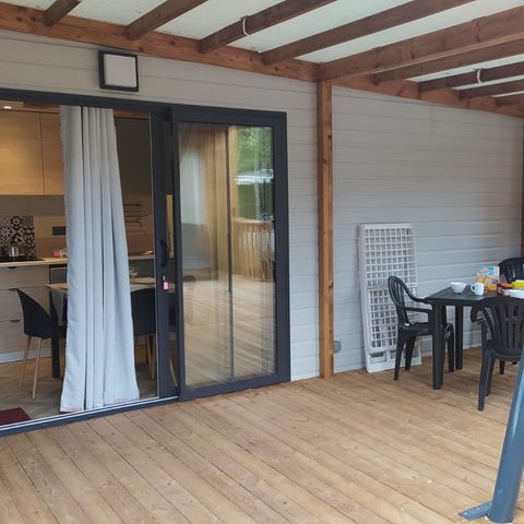 Chalet 6 personen - Badiane Airconditioning Premium 2 slaapkamers - 2 badkamers + Terras 19m