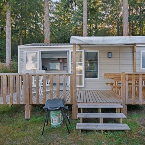 Stacaravan 4 personen - Mobile-home | Comfort XL | 2 slaapkamers | 4 pers. | Verhoogd terras | Airconditioning.