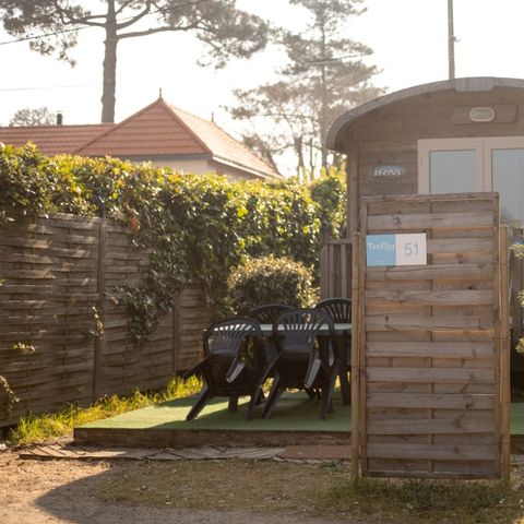 UNIEKE ACCOMMODATIE 4 personen - 2-slaapkamer caravan