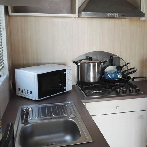 MOBILE HOME 2 people - Comfort 1 bedroom + terrace - Sea view